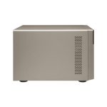 QNAP TVS-873E-4G SAN Torre RX-421BD con 4 GB DDR4 de 80000 TB de capacidad en Gris, modelo TVS-873E-4G/80TB-IWP