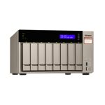 QNAP TVS-873E-4G SAN Torre RX-421BD con 4 GB DDR4 de 80000 TB de capacidad en Gris, modelo TVS-873E-4G/80TB-IWP