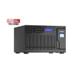 QNAP TVS-h1288X NAS Torre con procesador Intel Xeon W-1250, 16 GB DDR4, sin almacenamiento, QuTS hero, SKU TVS-H1288X-W1250-16G