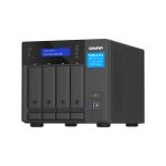 QNAP TVS-H474 NAS en torre con procesador Intel Pentium G7400, 8 GB DDR4 RAM, sin disco duro, color negro, SKU TVS-H474-PT-8G