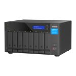 QNAP TVS-h874X NAS Torre con procesador Intel Core i9, 64 GB DDR4, sin almacenamiento incluido, QuTS hero, modelo TVS-H874X-I9-64G