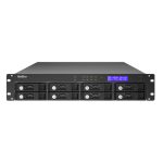 QNAP VS-8024U-RP VioStor NVR Bastidor 2U con Intel Core 2 Duo, 2 GB RAM, sin almacenamiento, modelo VS-8024U-RP-EU
