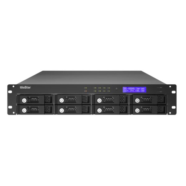 QNAP VS-8024U-RP VioStor NVR Bastidor 2U con Intel Core 2 Duo, 2 GB RAM, sin almacenamiento, modelo VS-8024U-RP-EU