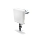 Antena omnidireccional QuWireless A140I para redes inalámbricas, con 3 dBi de ganancia y conectividad PoE/LAN. SKU: A140I