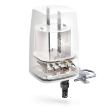 Antena omnidireccional QuWireless QuSpot 6 dBi con conectividad PoE/LAN, SKU: A360S, ideal para redes inalámbricas.