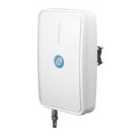 Imagen de la antena omnidireccional QuMax Omni de QuWireless diseñada para el modelo TRB500. Ofrece 4 dBi de ganancia y cuenta con compatibilidad PoE/LAN. SKU: A500MO