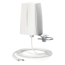 Antena QuWireless modelo AOLM2 para redes inalámbricas, omnidireccional con 4 dBi y conexión SMA. SKU: AOLM2.