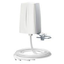 Antena omnidireccional QuWireless AOLM4 para red inalámbrica, con conector SMA y ganancia de 3 dBi (AOLM4)