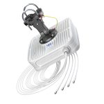 Antena direccional QuWireless MIMO con conexión SMA y ganancia de 6 dBi, SKU APLM4, para mejorar redes inalámbricas.