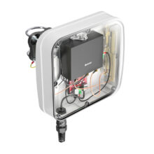 QuWireless AR3000LRMO antena para red omnidireccional con especificaciones PoE/LAN y 3 dBi de ganancia