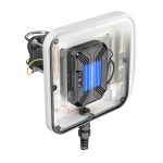 Imagen de la antena QuWireless QuMax Omni TCR100 con 2 antenas LTE omnidireccionales PoE/LAN y 6 dBi de ganancia, SKU AT100MO.