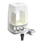 Antena omnidireccional QuWireless QuSpot para red con soporte PoE/LAN y 4 dBi de ganancia. SKU: AX09S.