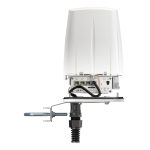 Antena omnidireccional QuWireless QuSpot para red con soporte PoE/LAN y 4 dBi de ganancia. SKU: AX09S.