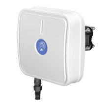 QuWireless QuMax Antena para red inalámbrica, antena direccional con soporte PoE/LAN y ganancia de 14 dBi, SKU AX10M