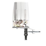 Antena para red QuWireless QuSpot omnidireccional con PoE/LAN y una ganancia de 7 dBi, SKU AX10S