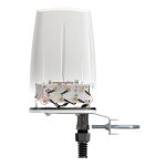 Antena omnidireccional QuWireless QuSpot con 4 dBi y tecnología PoE/LAN, ideal para redes inalámbricas. SKU: AX11S