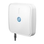 Antena direccional QuWireless AX12M para red, especificada con tecnología PoE/LAN y ganancia de 6 dBi. SKU: AX12M