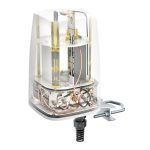 Antena omnidireccional QuWireless QuSpot para red inalámbrica, con conexión PoE/LAN y ganancia de 3 dBi. SKU: AX12S.