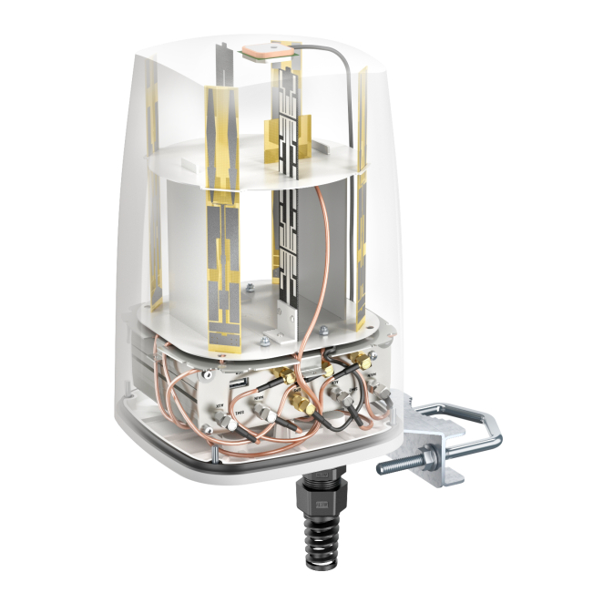 QuWireless QuSpot Antena Omnidireccional PoE/LAN 3 dBi Antena omnidireccional QuWireless QuSpot para red inalámbrica, con conexión PoE/LAN y ganancia de 3 dBi. SKU: AX12S.
