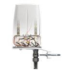 Antena omnidireccional QuWireless QuSpot para red inalámbrica, con conexión PoE/LAN y ganancia de 3 dBi. SKU: AX12S.