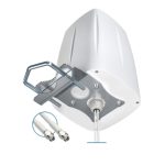 Imagen de la antena omnidireccional QuWireless QuOmni 7V-2 con conector RP-SMA y ganancia de 7 dBi. SKU: O7V.2RS