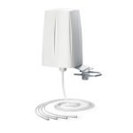 Antena para red QuWireless QuOmni 7V-4, omnidireccional con conector RP-SMA y 7 dBi de ganancia, SKU O7V.4RS