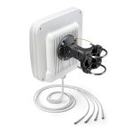 Antena direccional MIMO RP-SMA 14 dBi de QuWireless, modelo 14HV-90-4 para redes inalámbricas. SKU: SS14HV.90.4RS