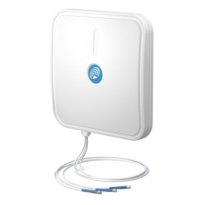 QuWireless antena direccional RP-SMA 15 dBi para red Antena direccional de QuWireless con conector RP-SMA y una ganancia de 15 dBi, modelo QuSector 15V-35-3, SKU S15V.35.3RS
