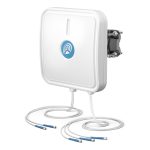 Antena direccional QuWireless QuSector 7V-120-5 para red con conector RP-SMA y 7 dBi de ganancia. SKU: S7V.120.5RS