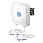 Antena direccional QuWireless QuSector 7V-120-6 para red inalámbrica, con conector RP-SMA y ganancia de 7 dBi. SKU: S7V.120.6RS