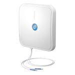Antena direccional MIMO RP-SMA de QuWireless con ganancia de 19 dBi y SKU SS19HV.20.2RS. Ideal para mejorar la red inalámbrica.