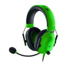Razer BlackShark V2 X, auriculares de juego alámbricos con diadema, diseño en verde y negro, modelo RZ04-03240600-R3M1