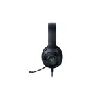 Auriculares Razer Kraken V3 X alámbricos, diadema para juegos, USB tipo A, en color negro. SKU RZ04-03750300-R3M1