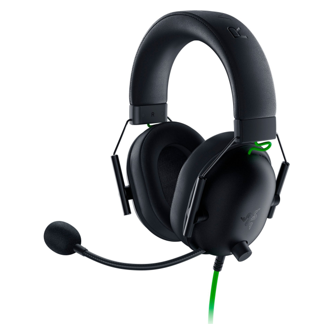 Razer Blackshark V2 X Auriculares Diadema con Micrófono para Juegos Razer Blackshark V2 X auriculares alámbricos de diadema con micrófono para juegos en colores negro y verde, SKU RZ04-04570100-R3M1
