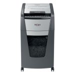 Triturador de papel Rexel AutoFeed+ 300X con corte cruzado, 55 dB, 23 cm de ancho en colores negro y gris, SKU 2020300XEU