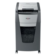 Triturador de papel Rexel AutoFeed+ 300X con corte cruzado, 55 dB, 23 cm de ancho en colores negro y gris, SKU 2020300XEU
