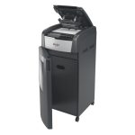 Triturador de papel Rexel AutoFeed+ 600X, corte cruzado, nivel de ruido de 55 dB, ancho de corte de 23 cm, colores negro y gris, SKU 2020600XEU