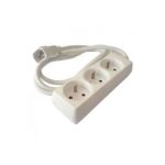 Riello REGLETA 3 T, base múltiple blanca con 3 salidas AC y cable de 1.5 m, SKU REGLETA 3 T