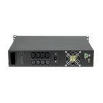 Riello Sentinel Rack sistema de alimentación ininterrumpida (UPS) de 1,5 kVA y 1350 W, con 8 salidas AC y doble conversión. SKU SER1500