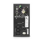 Sistema de alimentación ininterrumpida Riello VST 800 de línea interactiva con 0,8 kVA, 640 W y 4 salidas AC. SKU VST 800.