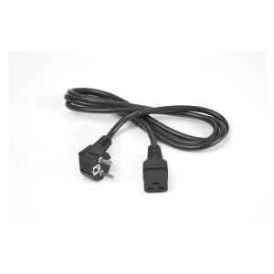 Cable de alimentación Salicru con conector Schuko a C19 de 1.8 metros para energía eficiente SKU 663BA000000