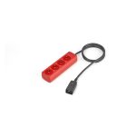 Cable de alimentación Salicru IEC C20/4-SCHU rojo de 2 metros, SKU 663BA000006