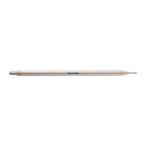 Lápiz digital Samsung Flip Pen en colores Beige y Blanco con SKU CY-PENRXEN, diseñado para mejorar la escritura y el dibujo en dispositivos Samsung.