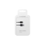 Cable Samsung EP-DG930 de 1,5 metros, USB Type-A a USB Type-C, color negro. SKU EP-DG930IBEGWW