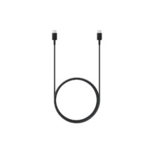 Imagen del cable Samsung EP-DX310JBEGEU USB de 1.8 metros, color negro y conector USB-C.