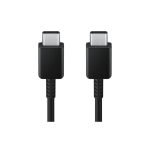 Imagen del cable Samsung EP-DX310JBEGEU USB de 1.8 metros, color negro y conector USB-C.