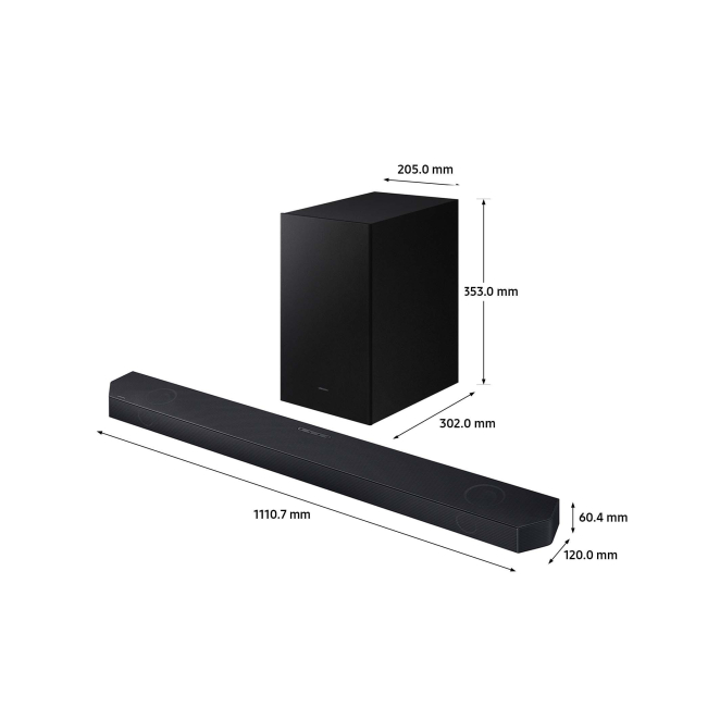 Samsung HW-Q700D Negro 3.1.2 canales 2 Barra de sonido negra Samsung HW-Q700D