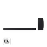 Imagen de la barra de sonido Samsung HW-Q800D Negra 5.1.2 canales, con subwoofer inalámbrico y compatibilidad Dolby Atmos. SKU HW-Q800D/ZF