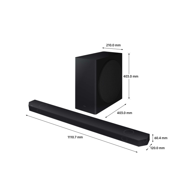 Samsung HW-Q800D Negro 5.1.2 canales 2 Configuración del sistema Samsung HW-Q800D