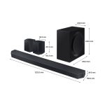 Altavoz Samsung HW-Q990D Negro con 11.1.4 canales y potencia de 656 W, SKU HW-Q990D/ZF